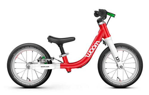 WOOM GO 1  Balance Bike- Woom Red-WeeBikeShop