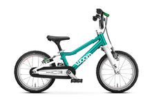 Load image into Gallery viewer, WOOM GO 2 Kids Bike 14&quot; Metallic Turquoise -WeeBikeShop  