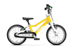 WOOM GO 2 Kids Bike 14" Vibrant Yellow-WeeBikeShop  