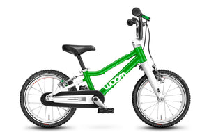 WOOM 2 14" Pedal Bike-green-WeeBikeShop