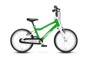 WOOM 3 16" Pedal Bike-green-WeeBikeShop