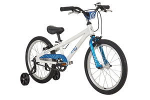 ByK E-350 Kids' 18" Bike with Training Wheels Boys Bright Blue