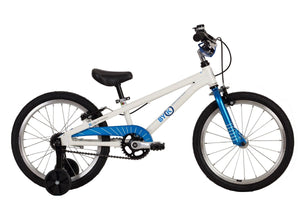 ByK E-350 Kids' 18" Bike with Training Wheels Boys Bright Blue