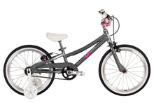 Load image into Gallery viewer, ByK E-350 Kids&#39; 18&quot; Bike with Training Wheels Girls Charcoal Pink