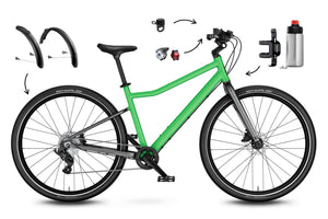 WOOM EXPLORE 6- Jungle green 26" Kids Bike-fully equipped-Weebikeshop