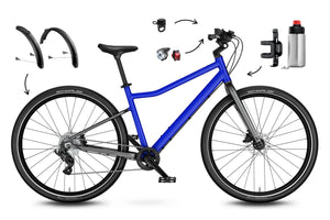 WOOM EXPLORE 6- Magnetic Blue 26" Kids Bike-fully equipped-Weebikeshop