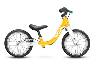 Woom 1 12" Balance Bike in sunny yellow - WeeBikeShop-