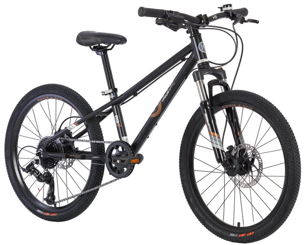 ByK E-450 MTBD Kids Mountain Bike 20-inch Disc Brakes and Suspension