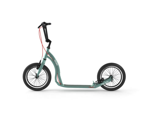 Yedoo Friday Alloy Adult Kick Scooter-Silver Green