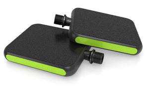 MOTO Reflex Platform Pedals-Green-WeeBikeShop