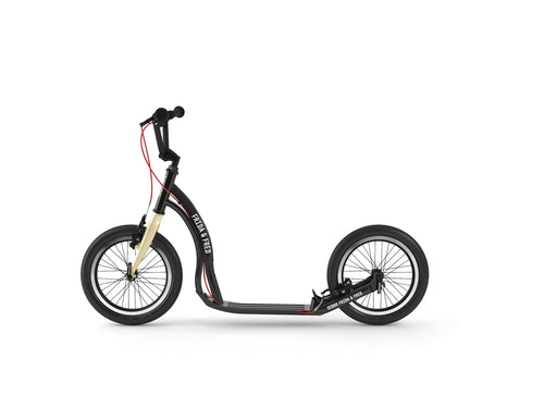 Yedoo Alloy Frida & Fred Kids Scooter- Black